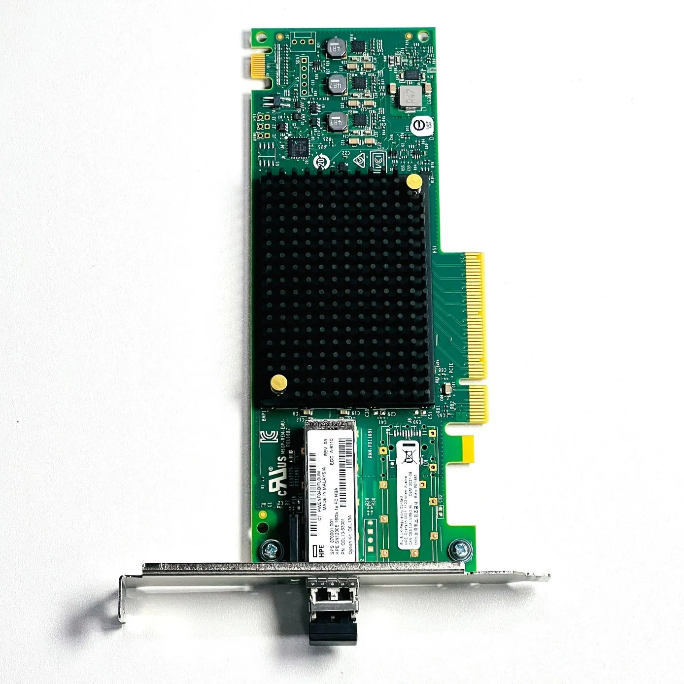 Nouvelle carte réseau StoreFabric Q0l13A Sn1200e 16gbps PCIe double port Carte HBA Fibre Channel HPE