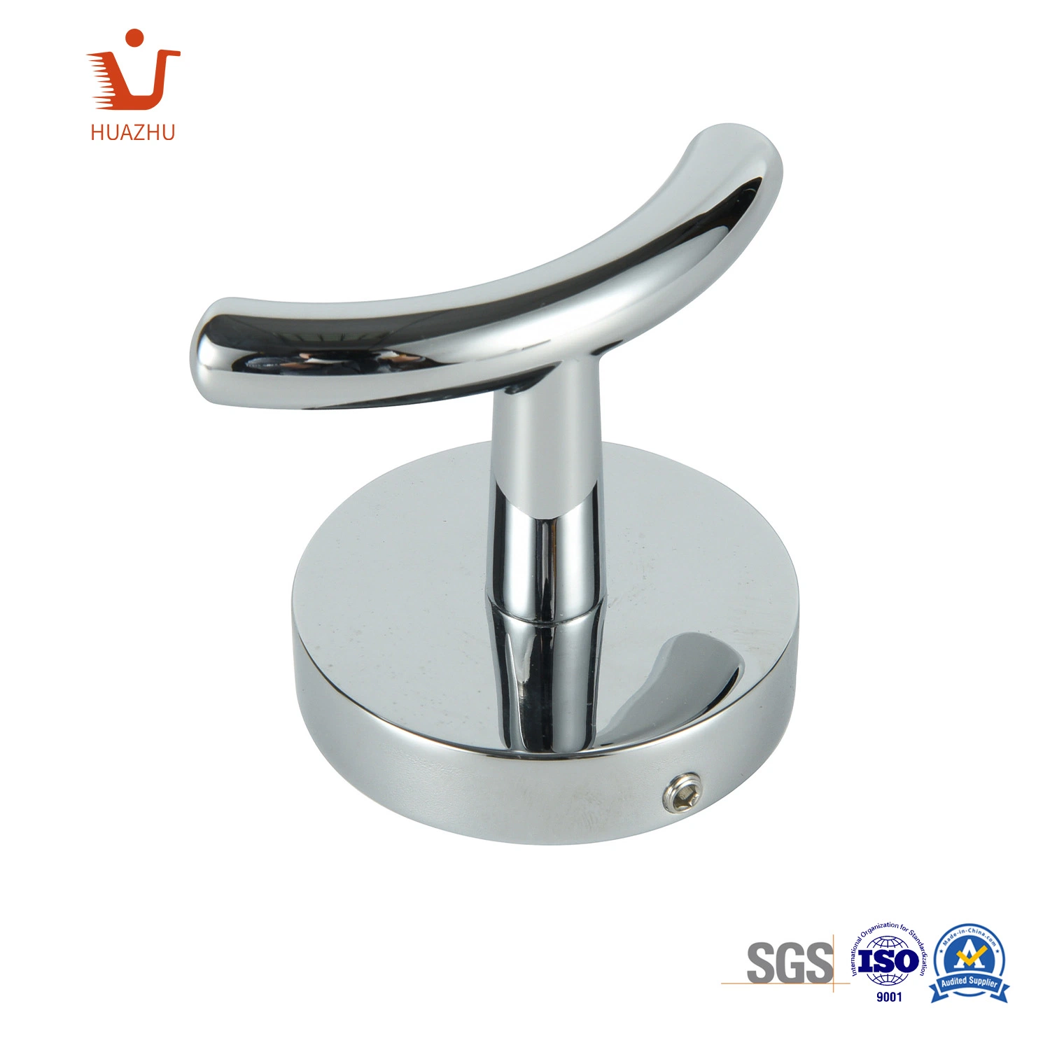 Bathroom Accessories Wall Hanger for Clothes Zinc Alloy Chrome Robe Hook