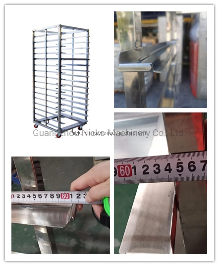 OEM Stainless Steel Bread Pan Trolley Detachable Baking Oven Trays Trolley Food