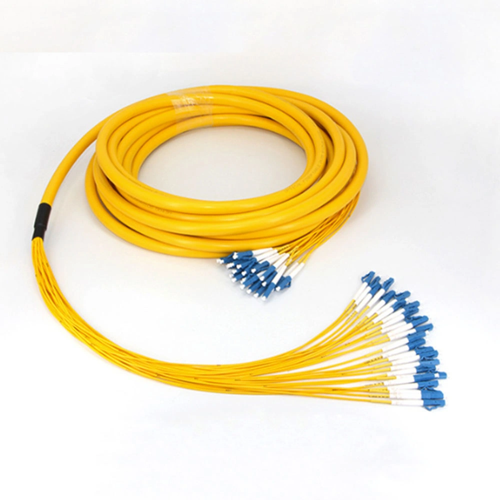 FTTH 2-144 Core 0.9/2.0/3.0mm Single Mode Fiber Optic Bundle Pigtails