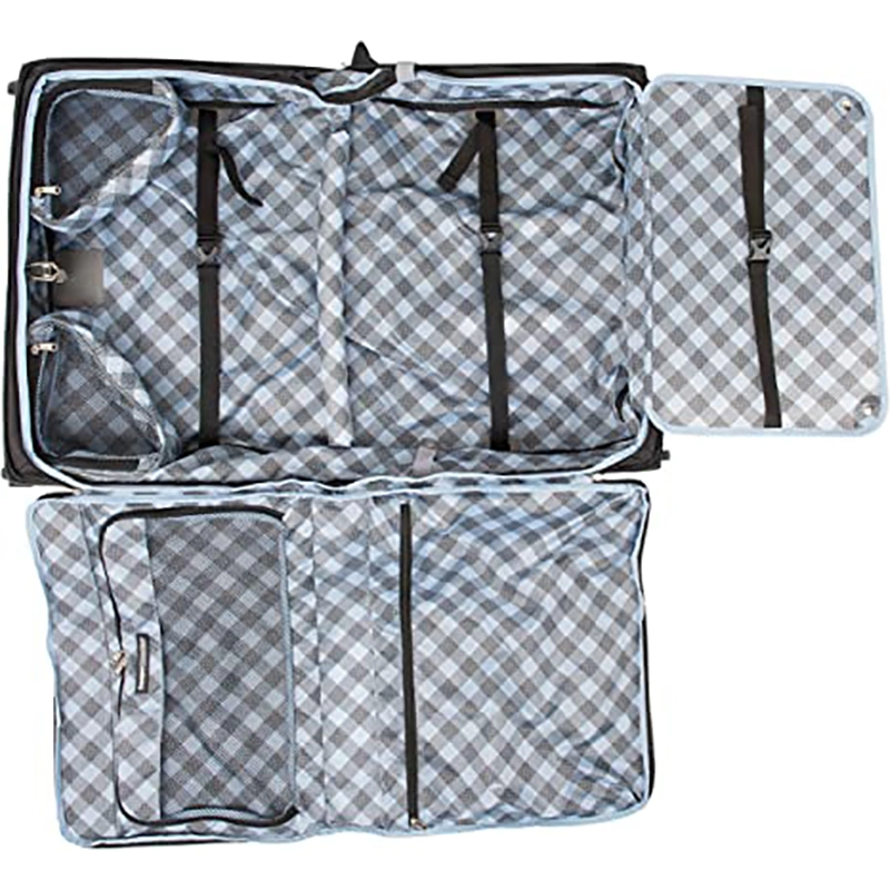 5-Softside Lightweight Carry-on Upright Wheeled Rolling Garment Bag Waterproof Trolley Suit Duffel Bag