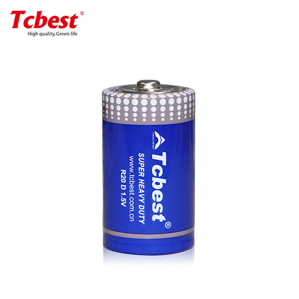 Großhandel/Lieferant OEM TcBEST 4500mAh 1,5V UM1 R20 D Aluminium Jacke Zink-Kohle-Trockenbatterie