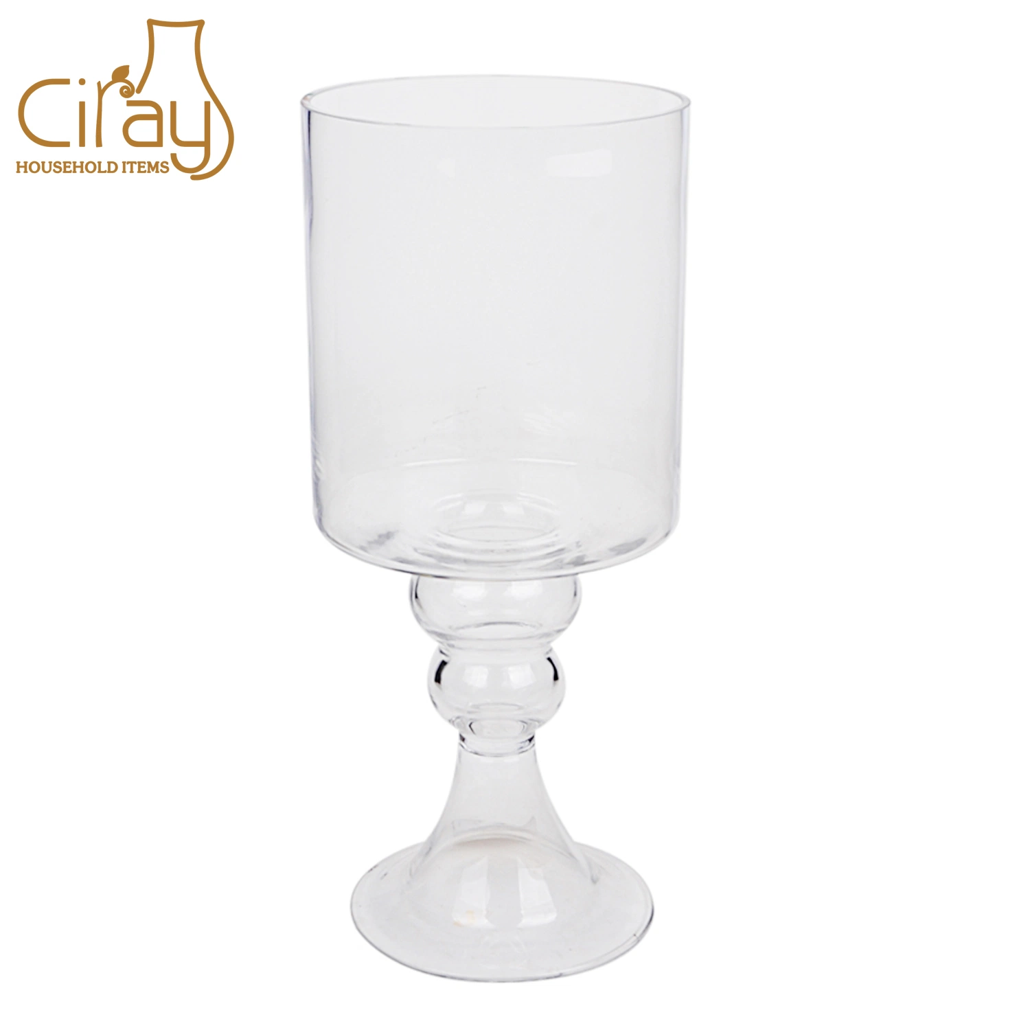 New Design Top Quality Glass Candle Holder 4 Different Sizes