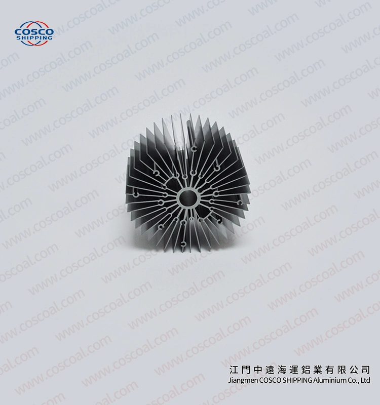 High End Aluminum Profile for Heatsink with Anodizing and Machining