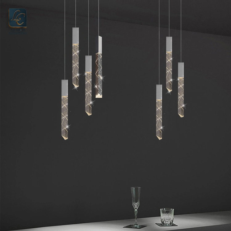 New Model Gallery Decoration LED Commercial Crystal Pendant Light