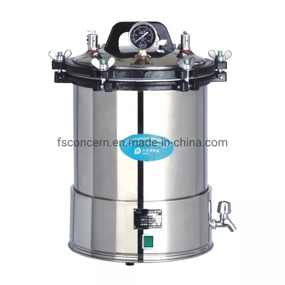 Hospital Clinic Electric Heated Portable Pressure Steam Sterilizer Autoclave