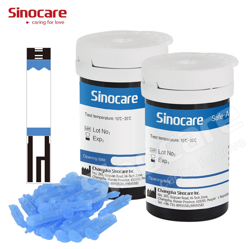 Sinocare Diabetic Test Strips New Arrival Portable Glucometer Blood Glucose Meter