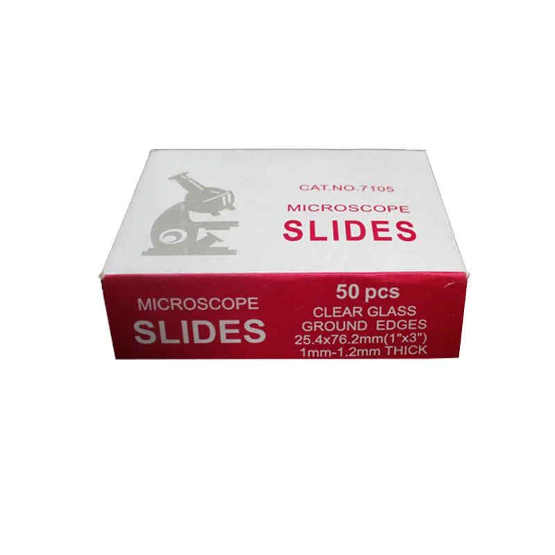 Laboratory Polished Edges Frosted Prepared Microscope Glass Slide 7105 Microscope Slides