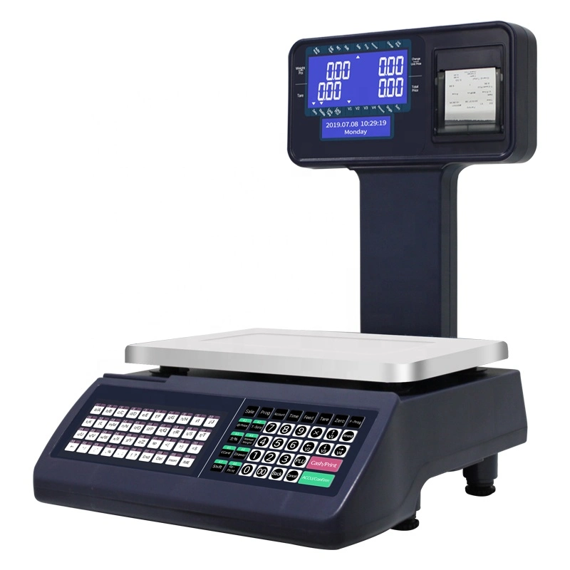 6kg 15kg 30kg WiFi POS Cash Register Retail Weighing Scales with Printer