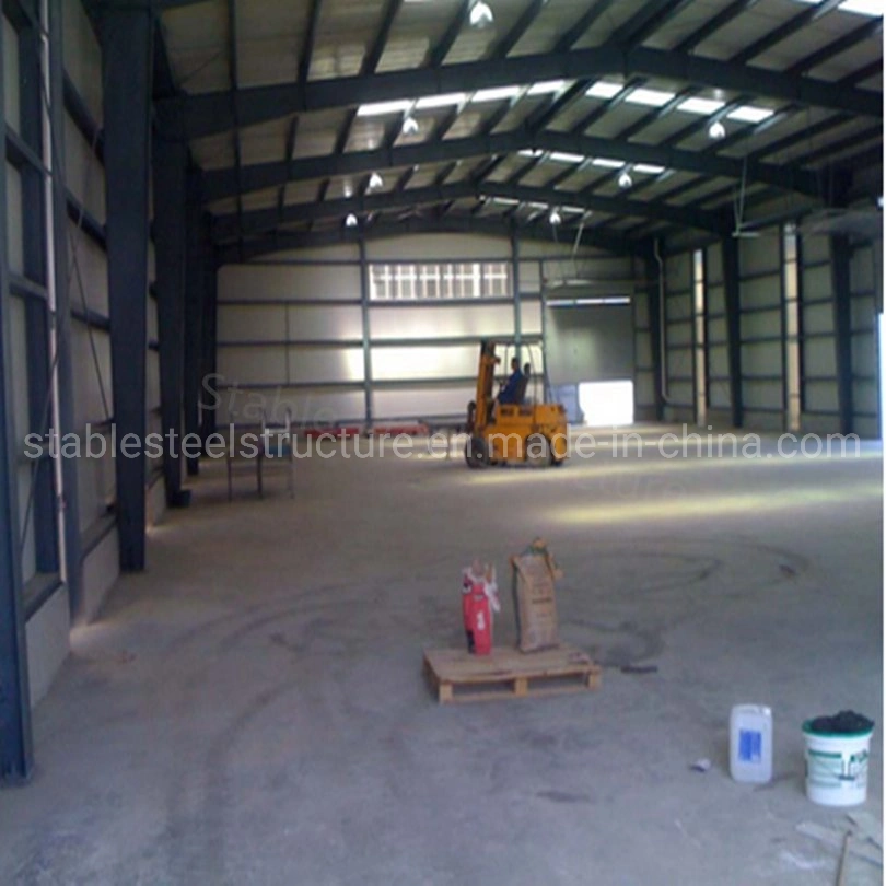 Prefabricated Construction Material Prefab Warehouse Workshop Hangar Hall Steel Structure Building