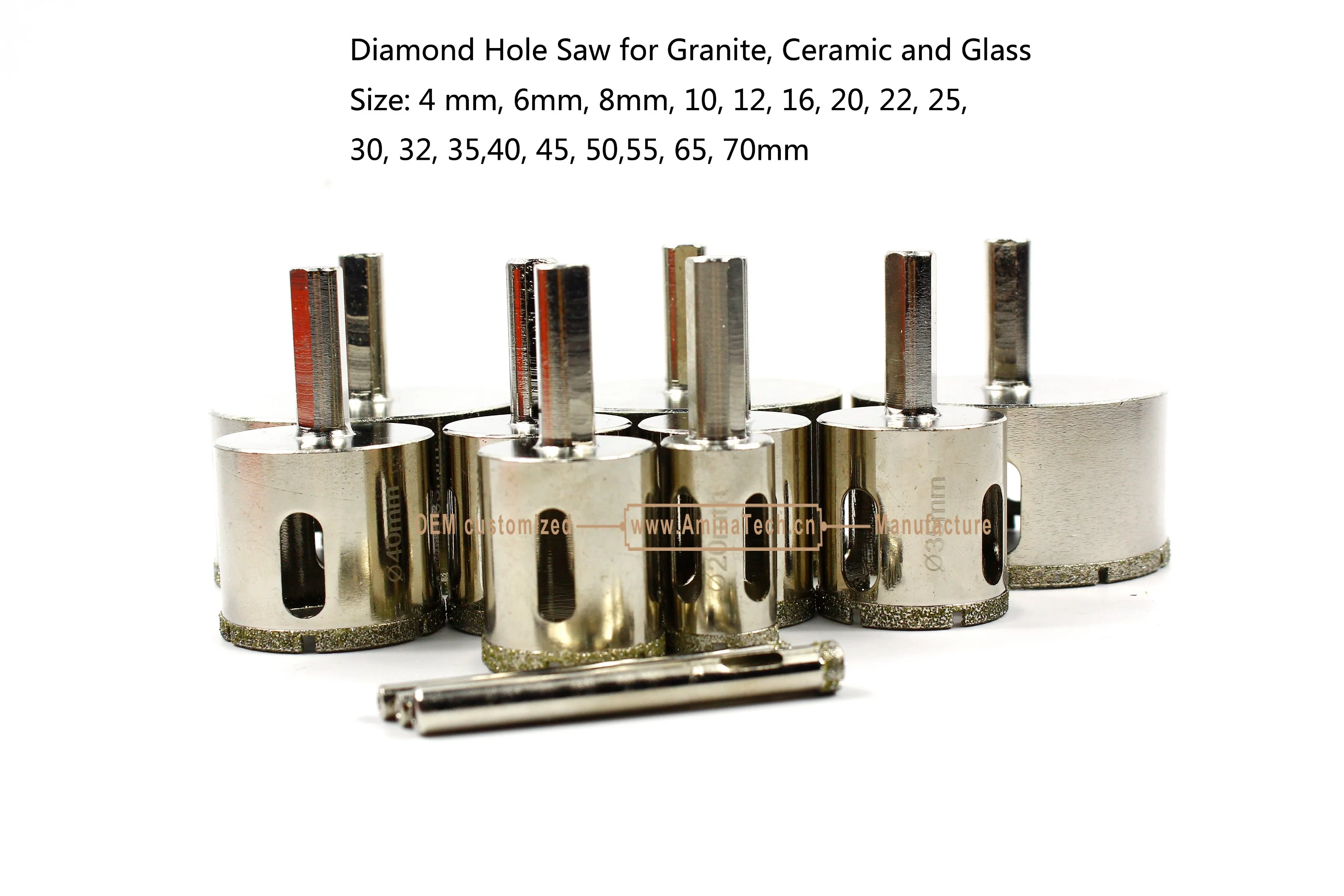 Sierra de Aminatech Diamond para granito, vidrio y granito, herramientas eléctricas, taladro