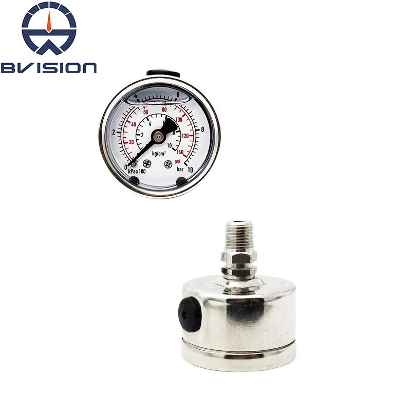 Ybf40z 140psi Multi-Scale Full Ss Back Mount Oil Filled Pressure Gauge