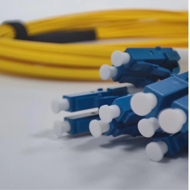 High quality/High cost performance  12 Cores Straight Harness Om4 Fanout Cable Fiber Optical