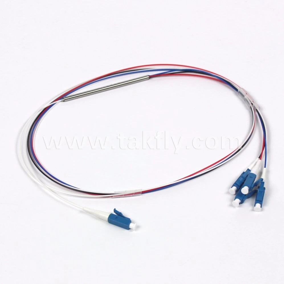 1X4 Singlemode 0.9mm Dual Window Fiber Optic Fbt Coupler