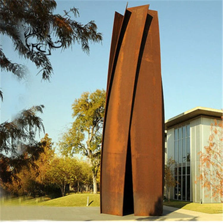 Original Factory Abstract Modern Art Outdoor Corten Steel Sculpture