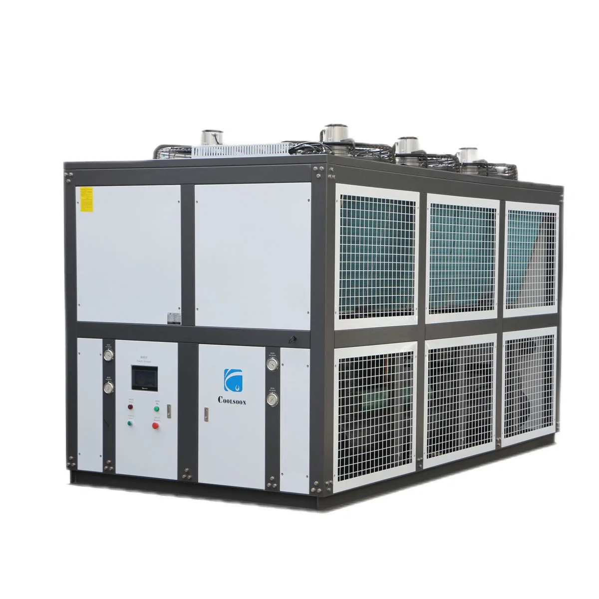 Coolsoon 75HP 85HP 50ton Oil Cooler Chiller for Ice Maker