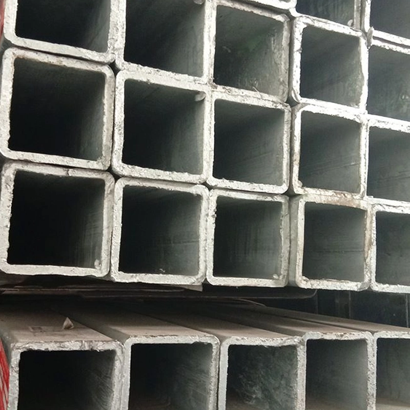 المصنع السعر البناء مواد البناء SHS RHS أنبوب الحديد الأسود مقطع متعامد ومستطيل الشكل من الأنابيب الفولاذية