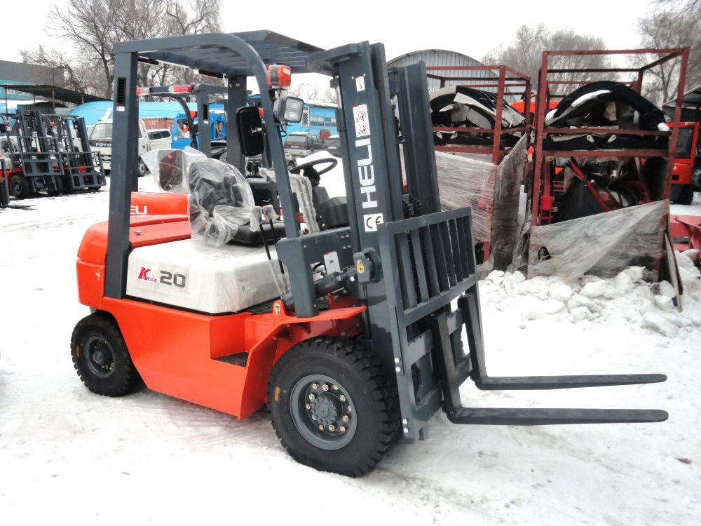 Desiel Carretilla elevadora Diesel de 4 ruedas todos Terrian Carretilla elevadora con neumáticos de larga duración de 4.0 ton (cpcd20)