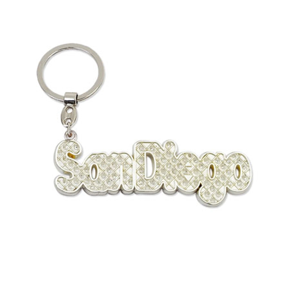 2022hot Sale Wholesale Customized Zinc Alloy Metal Silver Key Chain/ Keyring