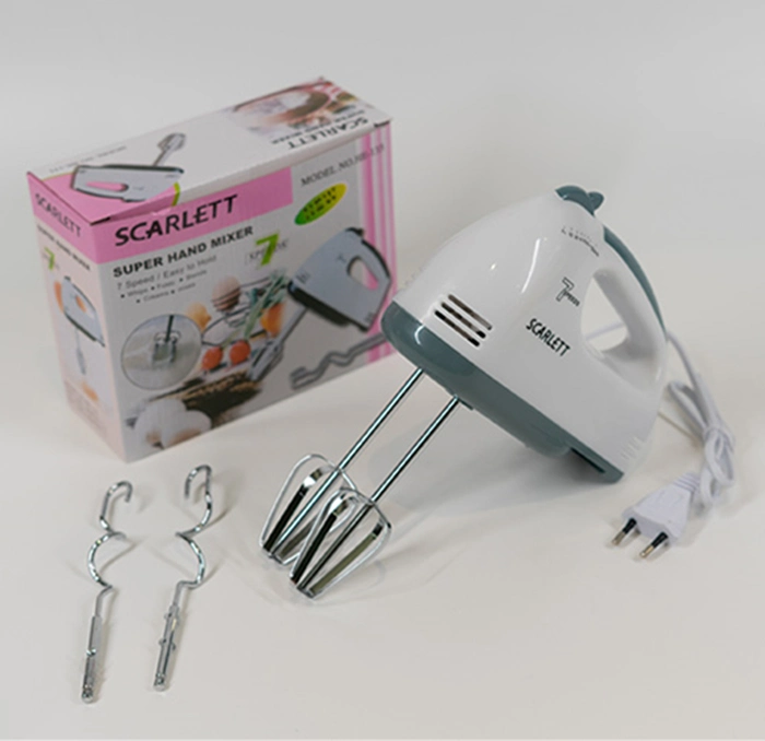 Electric Hand Mixer with Bowl Scarlett Hand Mixer 7 Speed Hand Mixer Kitchen Aid Hand Mixer Hand Held Mixer Scarlet Hand Mixer Egg Hand Cake Mixer 7 Speed Mixer