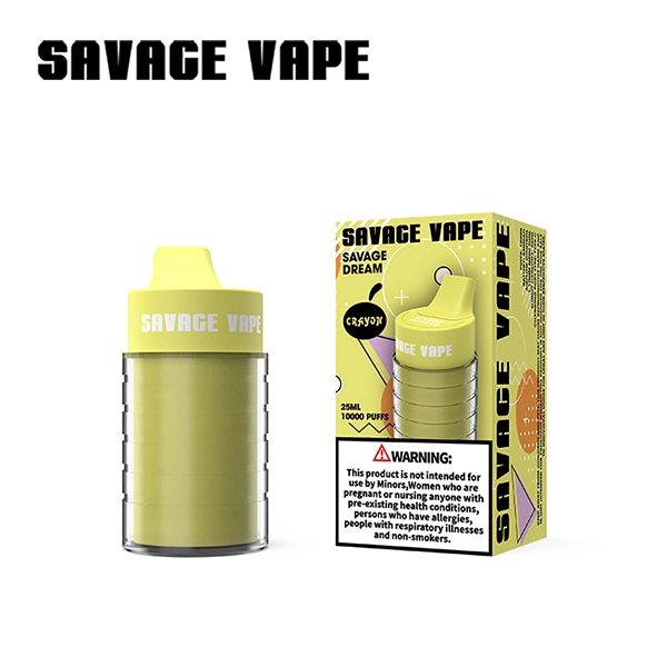 Original Mesh Coil Savage Crayon 10000 Puffs Großhandel/Lieferant Vape Einweg E Zigarette