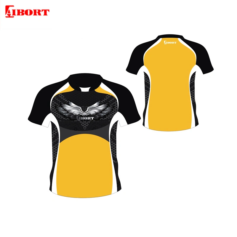 Aibort Customized Mens Short Sleeve Color Polo Shirts (A-PO255C)