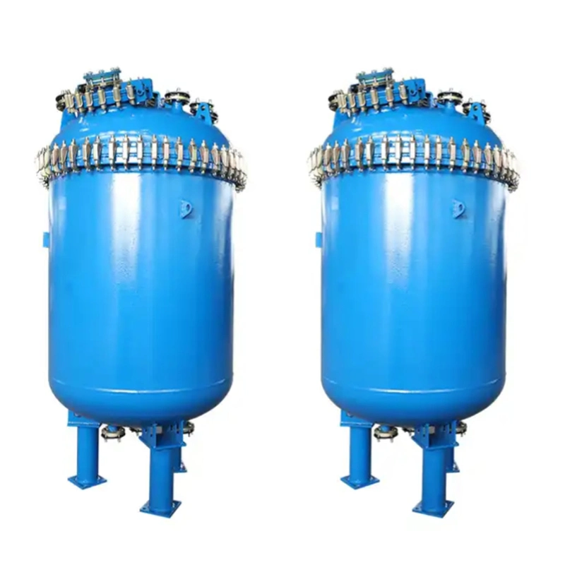 Liquid Glass Lined Mixing Tank Conical Bottom Glass Lined Reactor