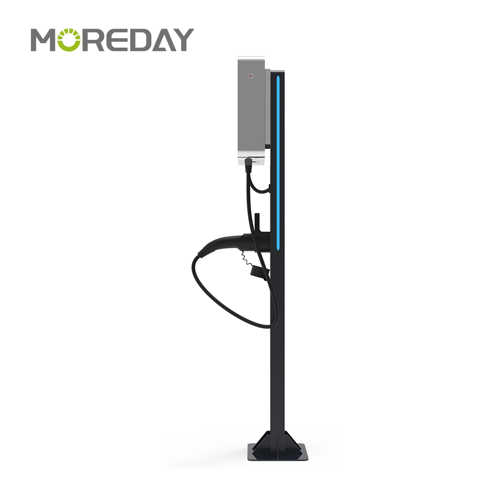 Moreday WiFi Ocpp1.6 RS-485 CE TUV RoHS Répertorié Charge Rapide 7kw 11kw 22kw Boîtier Mural Station de Charge pour Voiture Électrique Norme IEC Chargeur de Voiture Électrique Type 2