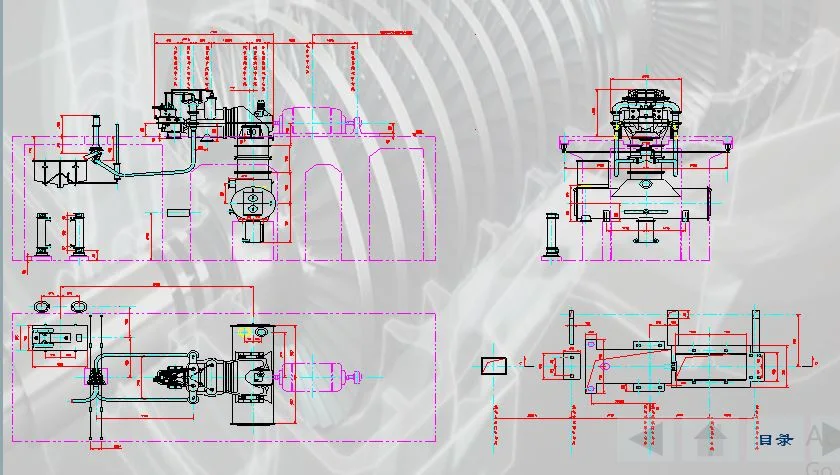 Cogeneration Unit Extraction and Condensing Type Steam Turbine 3000kw to 6000kw