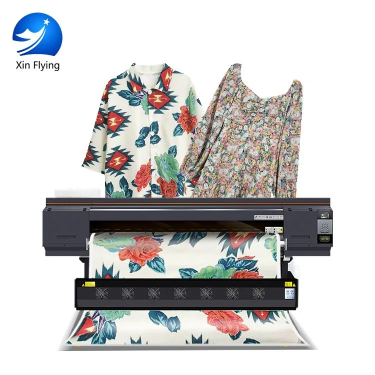 1.9mm Large Format Digital Sublimation Printer Fabric Textile Digital Inkjet Printing Machine on Stock