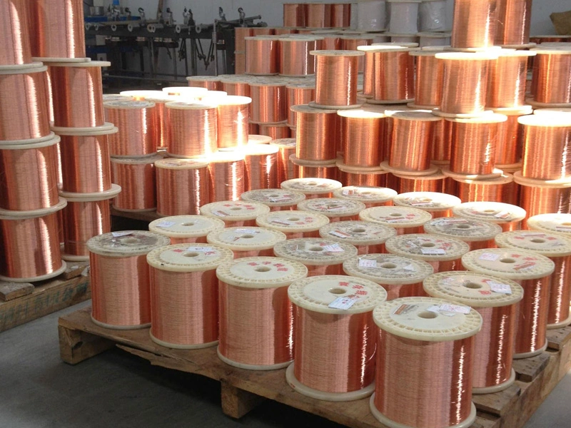 High Purity Cooper Wire Coil Best Copper Price ASTM B Standard Copper Clad Steel Enameled Wire Cable Refrigerator