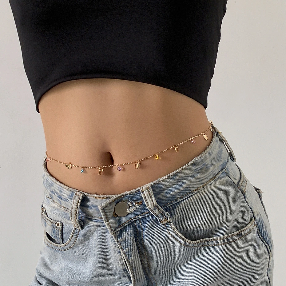 Thin Beads Link Body Chain Waist Chain