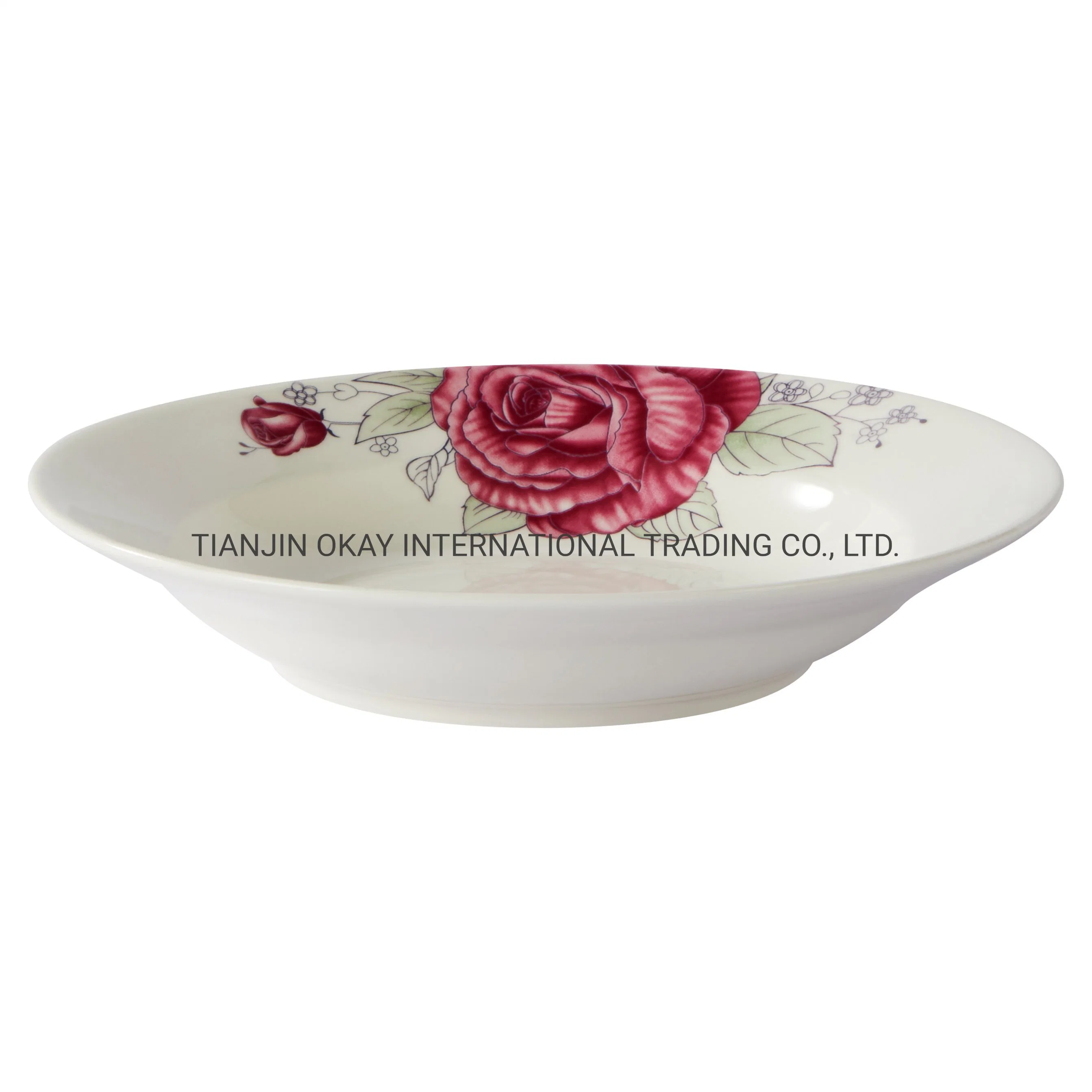 Wholesale/Supplier Ceramic Plate Cheap Bulk Flat White Porcelain Dinner Plates for Wedding Customized Plates