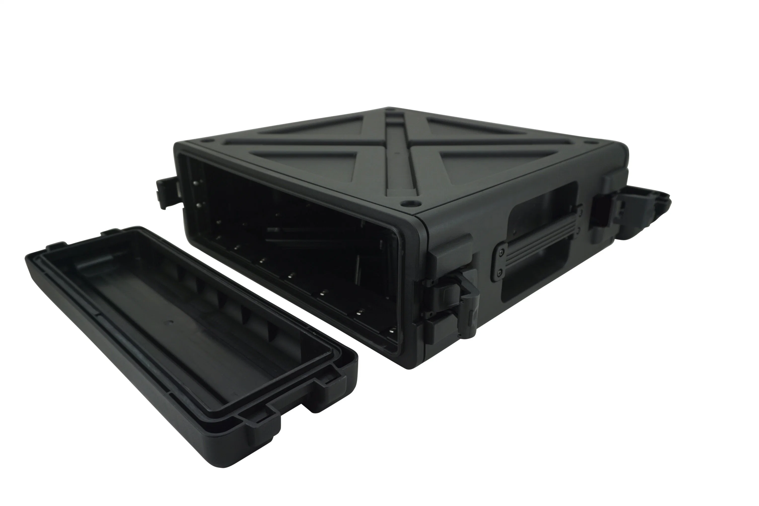 Waterproof Hard Plastic 3u Rackmount Server Case, Impact Resistant Rack Case