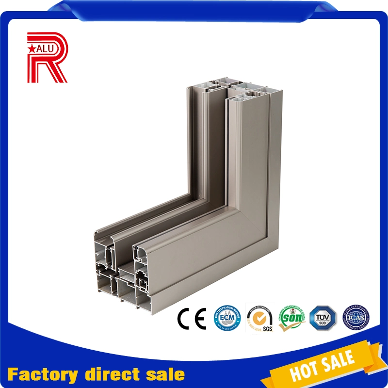 Aluminium Aluminum Alloy Profile for Glass Window and Curtain Wall (RAL-593)