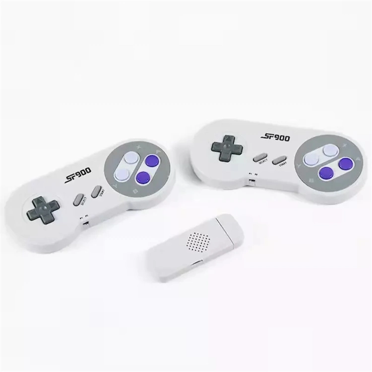 Hot Selling Wireless SF 900 Console16 Jeux famille 16 bits Console de lecteur TV 4K de la technologie Retro HD Videojuego Consola Game Stick Sf900