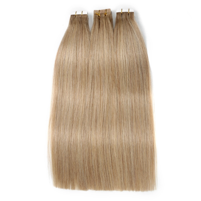 Double Side Tape in Human Hair Extensions Straight or Wavy Black/Brown/Blonde/Ombre Colors