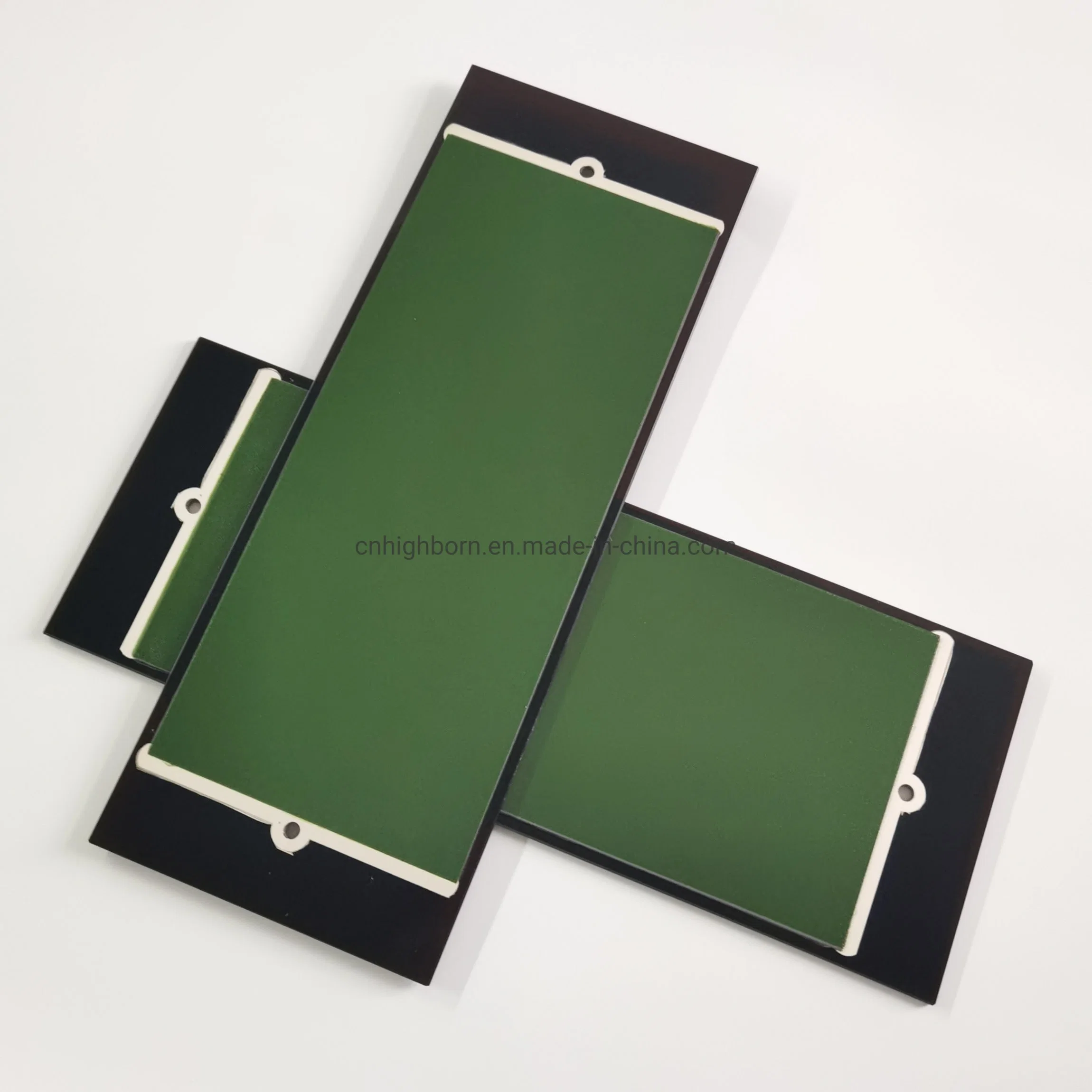 Customized 4mm Thickness 450*150*4mm Size Heat Resistant 400W Square Heating Element Far Infrared Black Ceramic Glass Plate