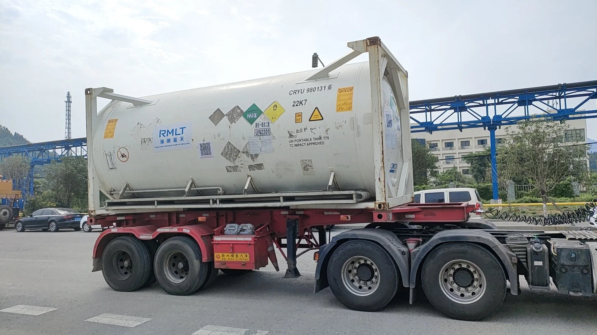 Rmlt gaz qualité alimentaire incolore oxyde nitreux liquide réservoir