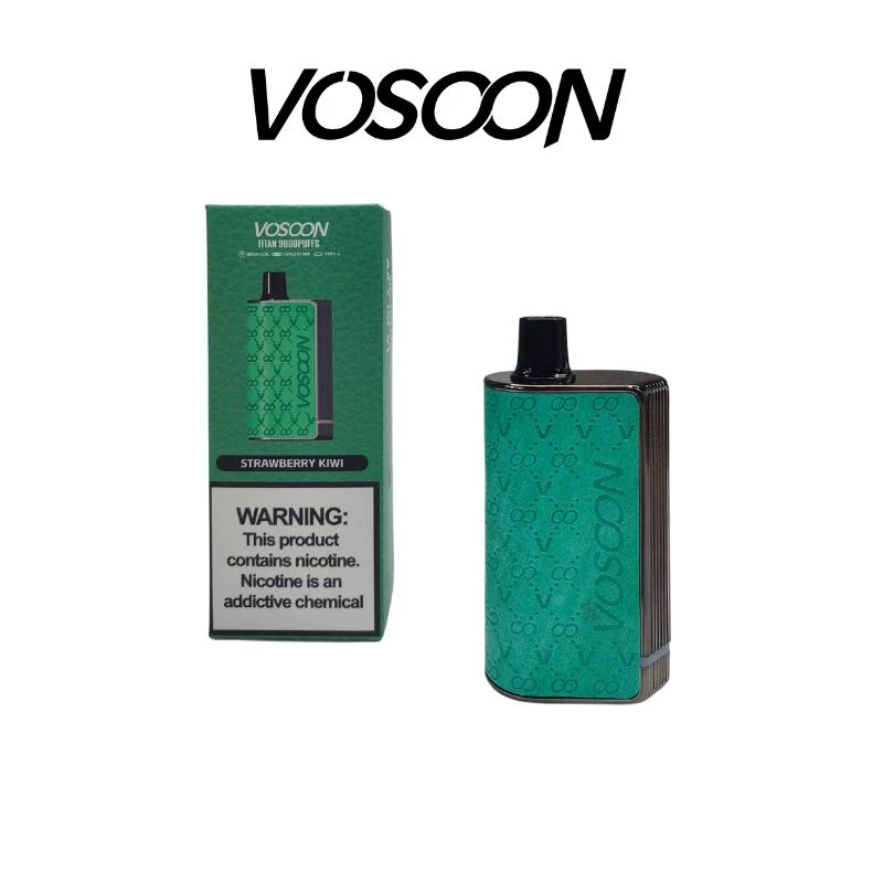 New Product Lux Leather Vosoon Titan 9000puffs E-Cigarette Wholesale Atomizer Vapozier Wape Vapes Bar Ecigs Pen 9000 10000 15000 Puffs Empty Pod Disposable Vape