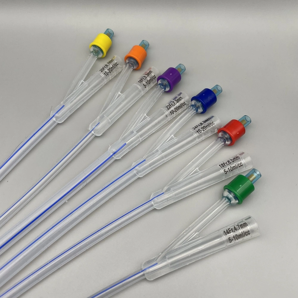 Medical Grade Different Size 3 Way 2 Way Foley Catheter Balloon Sizes