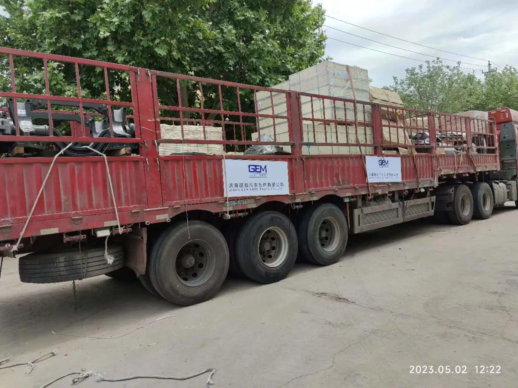 Off-Road Dumper obere Druckstange für Baumaschinen LKW-Ersatzteile Teile