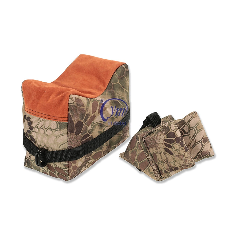 Front & Rear Support Shooting Rest Bag Unfilled Snakeskin Camouflage Tactical Sandbag