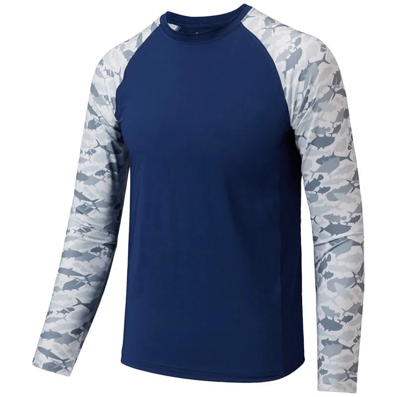 Wholesale T Shirt Custom 100% Polyester Clothing Long Sleeve Sublimation Fishing Wear