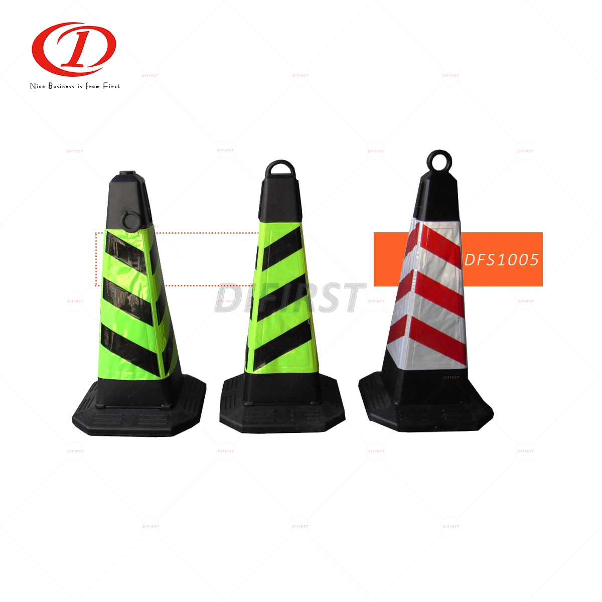 28&prime; &prime; PVC Road Barrier Traffic Cone Dfs1005