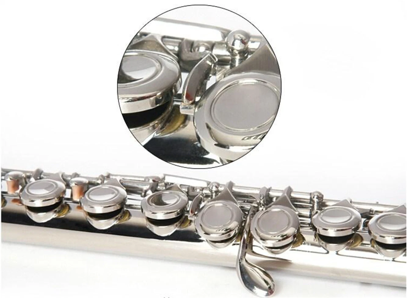 C Foot Beginner Flute, Offset G Key, Wholesale/Supplier Woodwind Instrument