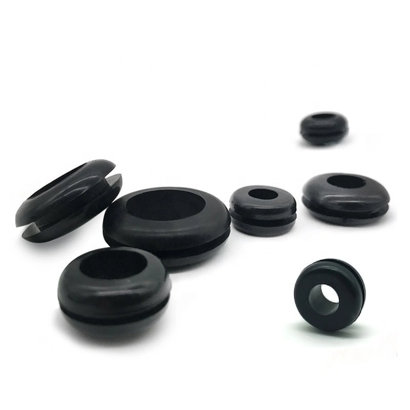 Custom Silicone/ NBR/ Kfm Waterproof Rubber Seal Parts Protective Coils Wire Sleeves