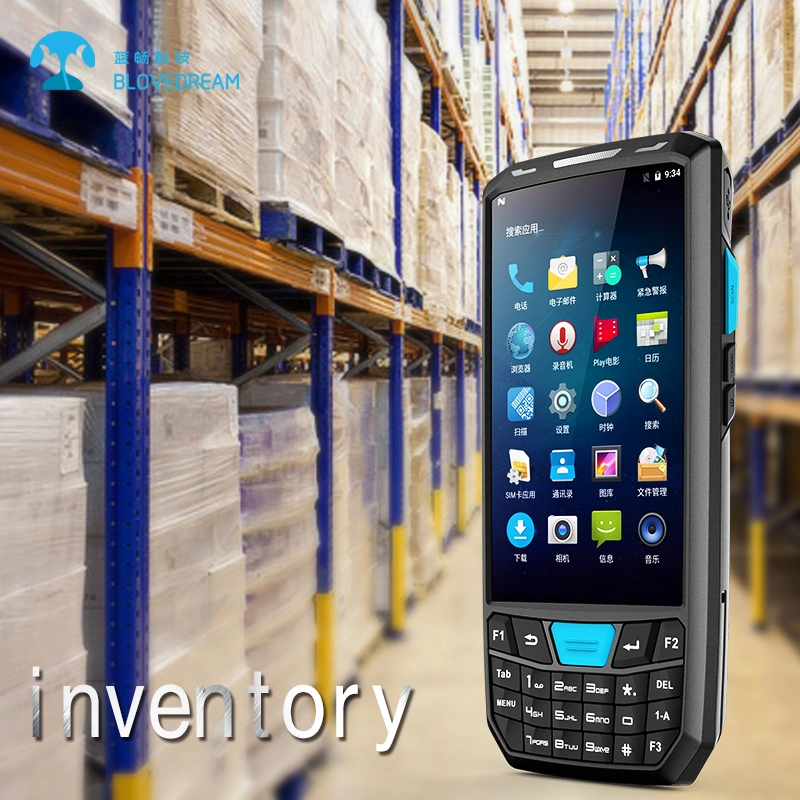 IP66 NFC GPS 4G Lte Industrial Rugged Android PDA with Barcode Scanner