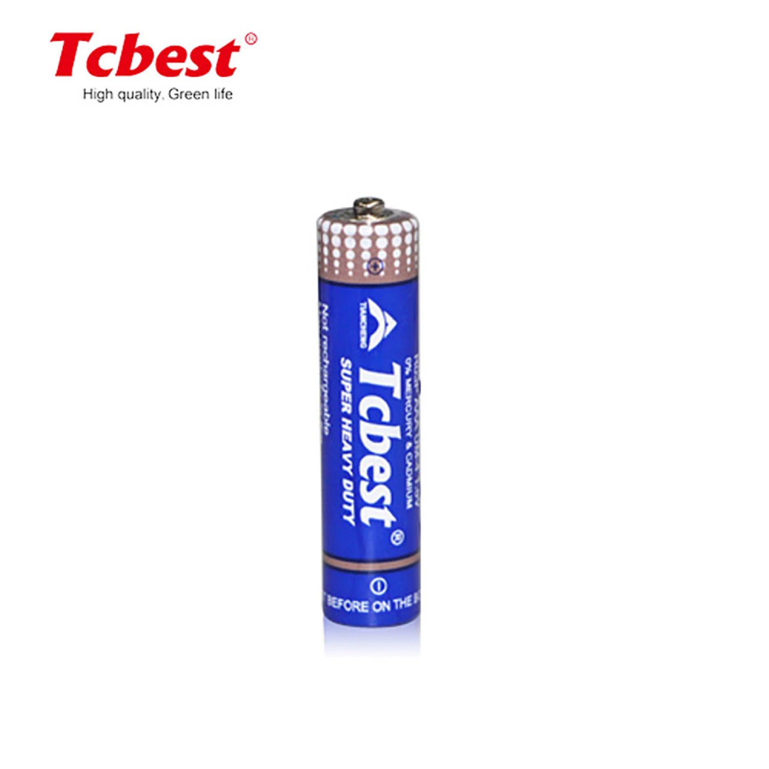 Tcbest No Mercury Added/ Long Lasting/1.5V/R6 AA/Carbon Zinc/Heavy Duty/Primary /Dry Cell Battery for Toys Control/Camera/Flashlight or Clock