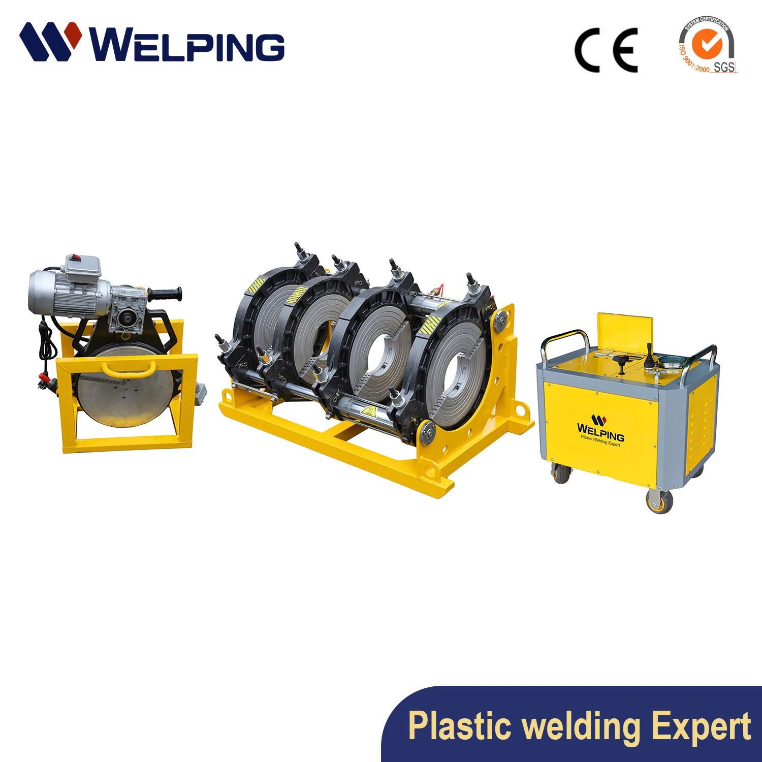 90 355 HDPE Mpp Pipe Welding Machine/PP PPR PE Gas Plastic Hydraulic Butt Fusion Equipment/Electric Jointing Welder/ISO SGS CE/Original Factory Price